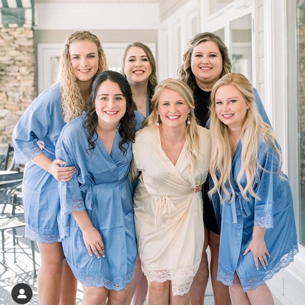 Satin Bridal Robe